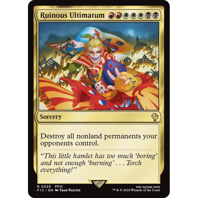Ruinous Ultimatum (Surge Foil) [FINAL FANTASY Commander]