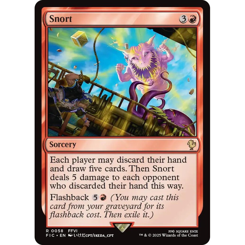 Snort (Surge Foil) [FINAL FANTASY Commander]