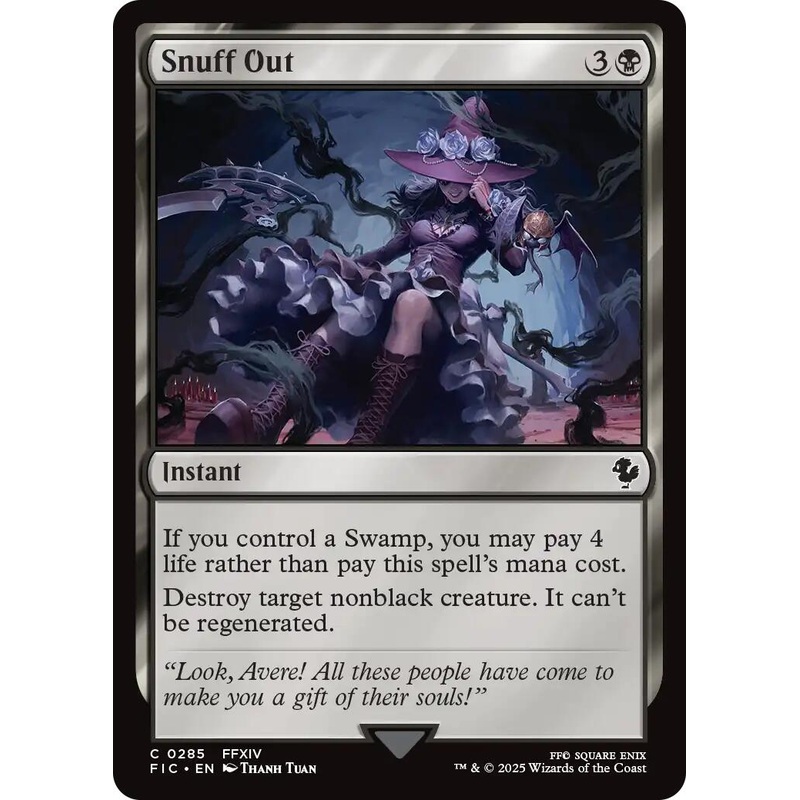 Snuff Out (Surge Foil) [FINAL FANTASY Commander]