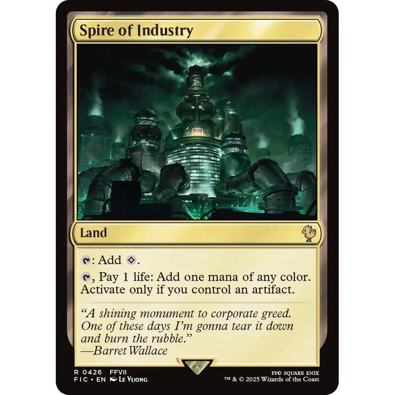 Spire of Industry (Surge Foil) [FINAL FANTASY Commander]