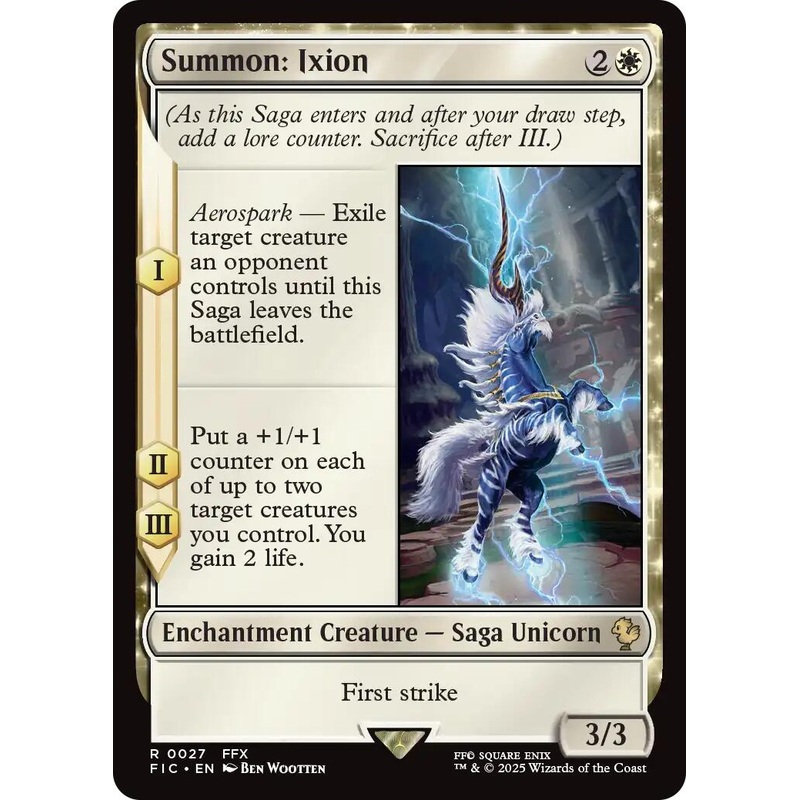 Summon: Ixion (Surge Foil) [FINAL FANTASY Commander]