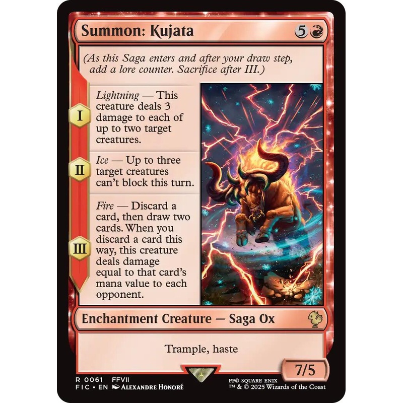 Summon: Kujata (Surge Foil) [FINAL FANTASY Commander]
