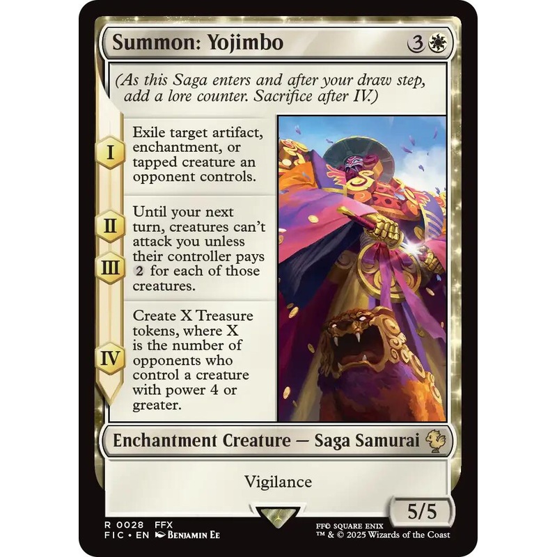 Summon: Yojimbo (Surge Foil) [FINAL FANTASY Commander]