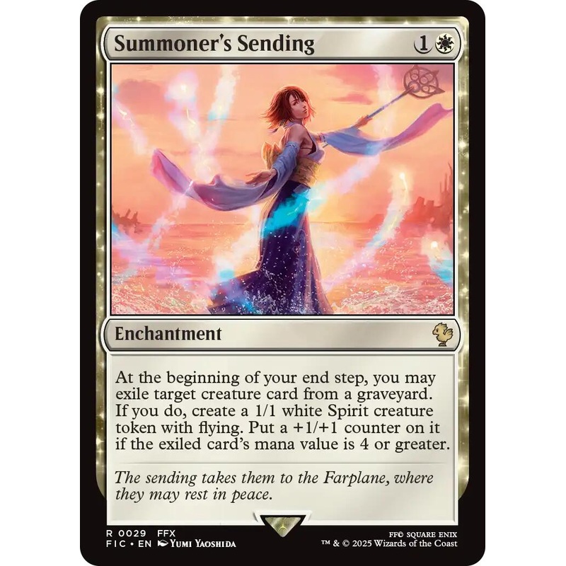 Summoner's Sending (Surge Foil) [FINAL FANTASY Commander]