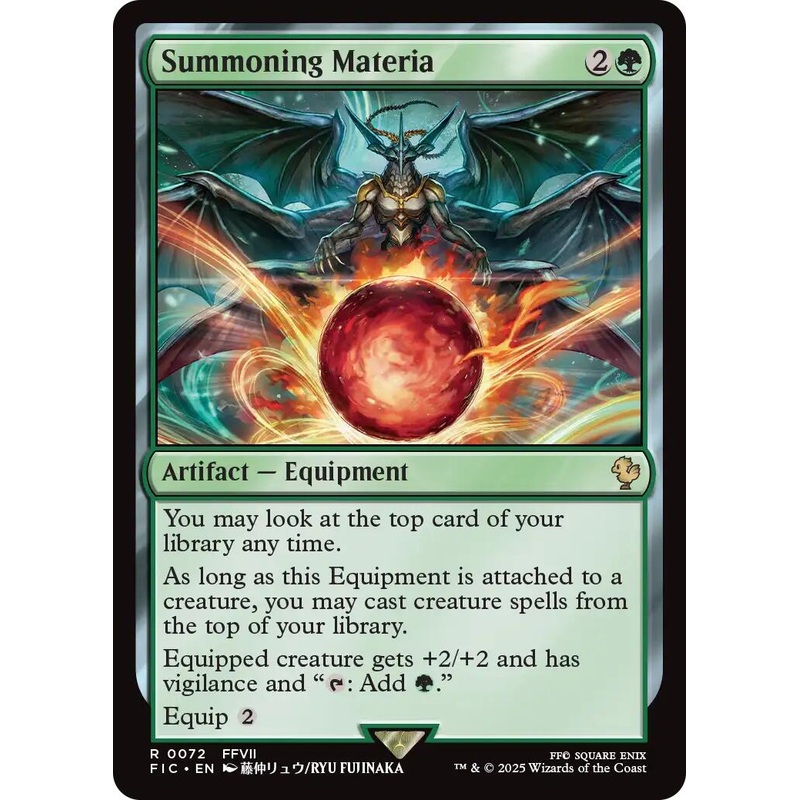 Summoning Materia (Surge Foil) [FINAL FANTASY Commander]