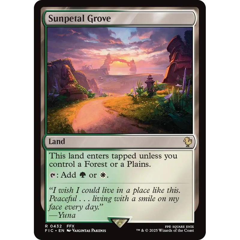 Sunpetal Grove (Surge Foil) [FINAL FANTASY Commander]