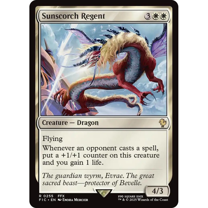 Sunscorch Regent (Surge Foil) [FINAL FANTASY Commander]