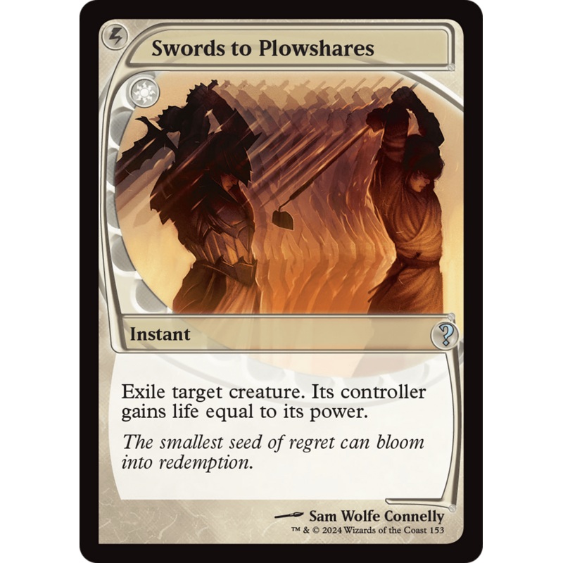 Swords to Plowshares (Future Sight) [Mystery Booster 2]
