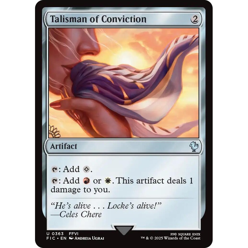 Talisman of Conviction (Surge Foil) [FINAL FANTASY Commander]