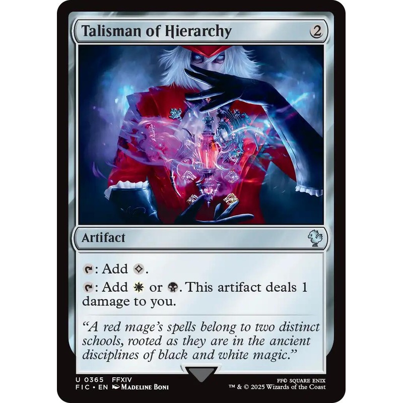 Talisman of Hierarchy (Surge Foil) [FINAL FANTASY Commander]