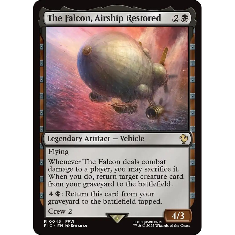The Falcon, Airship Restored (Surge Foil) [FINAL FANTASY Commander]