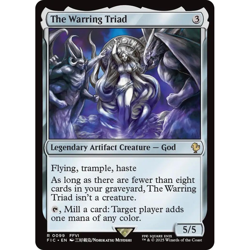 The Warring Triad (Surge Foil) [FINAL FANTASY Commander]