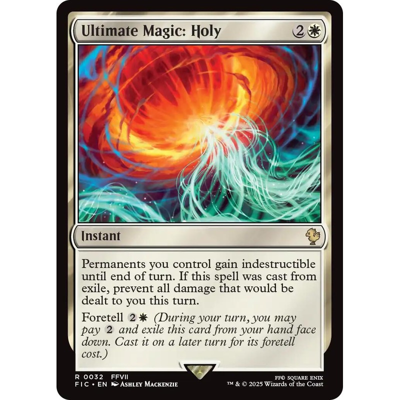 Ultimate Magic: Holy (Surge Foil) [FINAL FANTASY Commander]