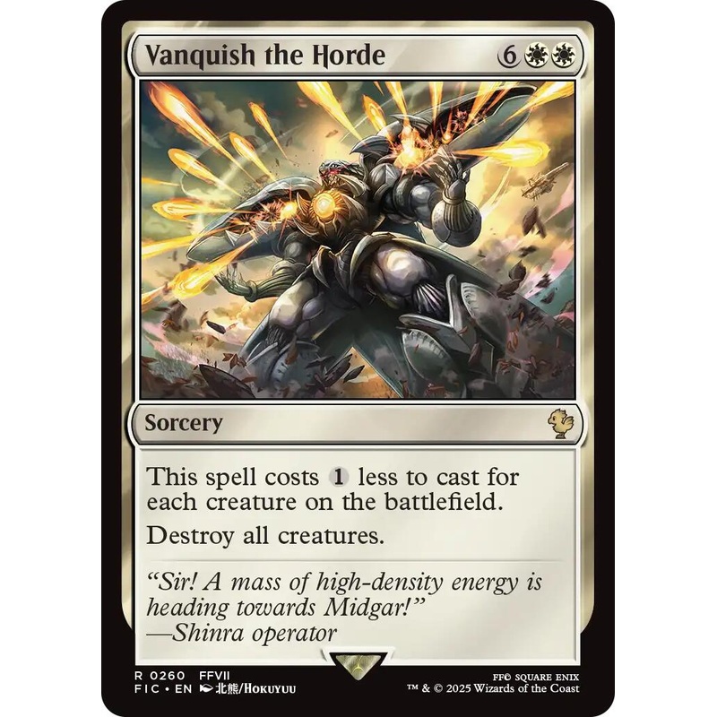 Vanquish the Horde (Surge Foil) [FINAL FANTASY Commander]