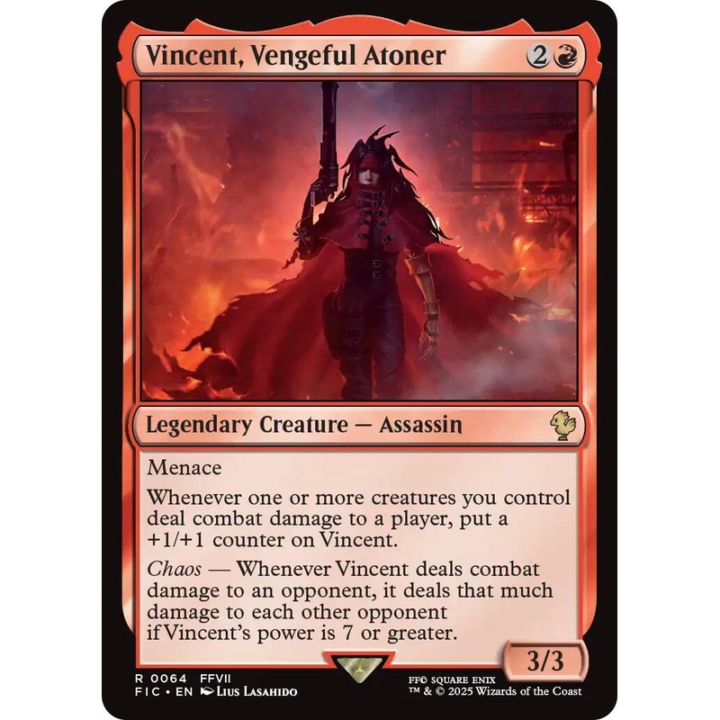 Vincent, Vengeful Atoner (Surge Foil) [FINAL FANTASY Commander]