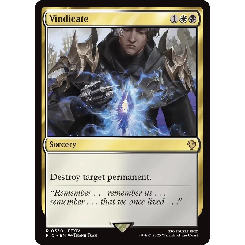 Vindicate (Surge Foil) [FINAL FANTASY Commander]