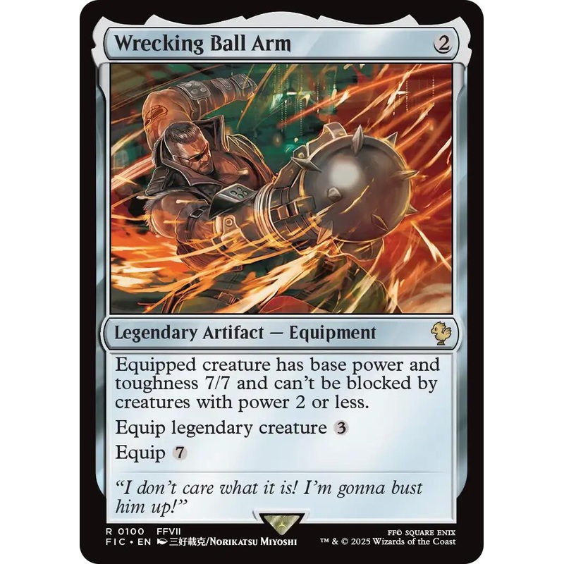 Wrecking Ball Arm (Surge Foil) [FINAL FANTASY Commander]