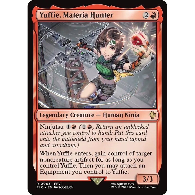 Yuffie, Materia Hunter (Surge Foil) [FINAL FANTASY Commander]