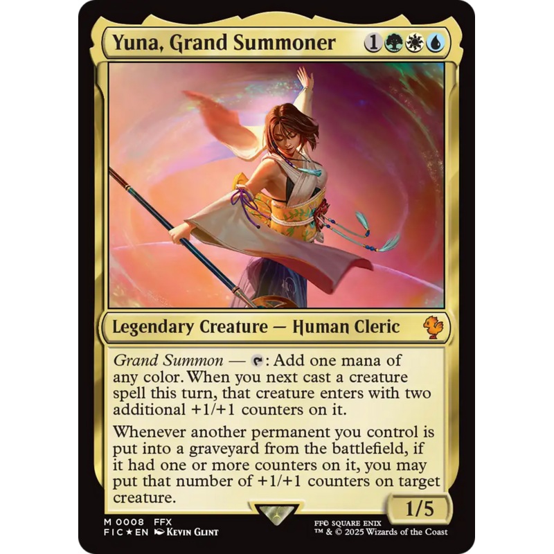 Yuna's Decision (Surge Foil) [FINAL FANTASY Commander]
