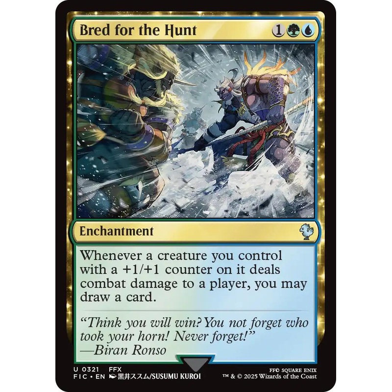 Bred for the Hunt (Surge Foil) [FINAL FANTASY Commander]