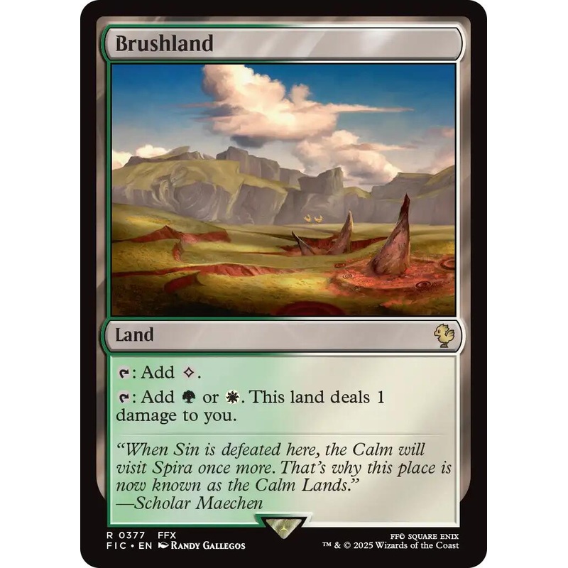 Brushland (Surge Foil) [FINAL FANTASY Commander]