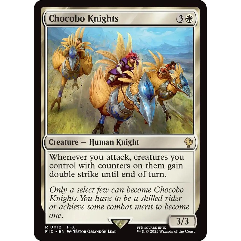 Chocobo Knights (Surge Foil) [FINAL FANTASY Commander]