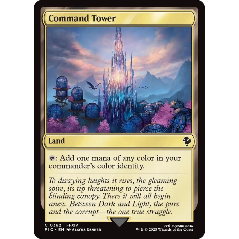 Command Tower (0382) (Surge Foil) [FINAL FANTASY Commander]