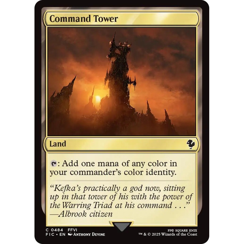 Command Tower (0484) (Surge Foil) [FINAL FANTASY Commander]