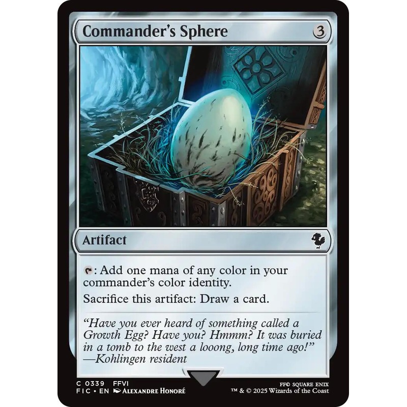 Commander's Sphere (Surge Foil) [FINAL FANTASY Commander]