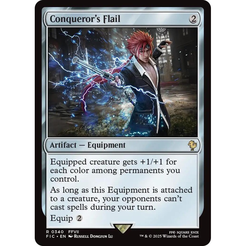 Conqueror's Flail (Surge Foil) [FINAL FANTASY Commander]
