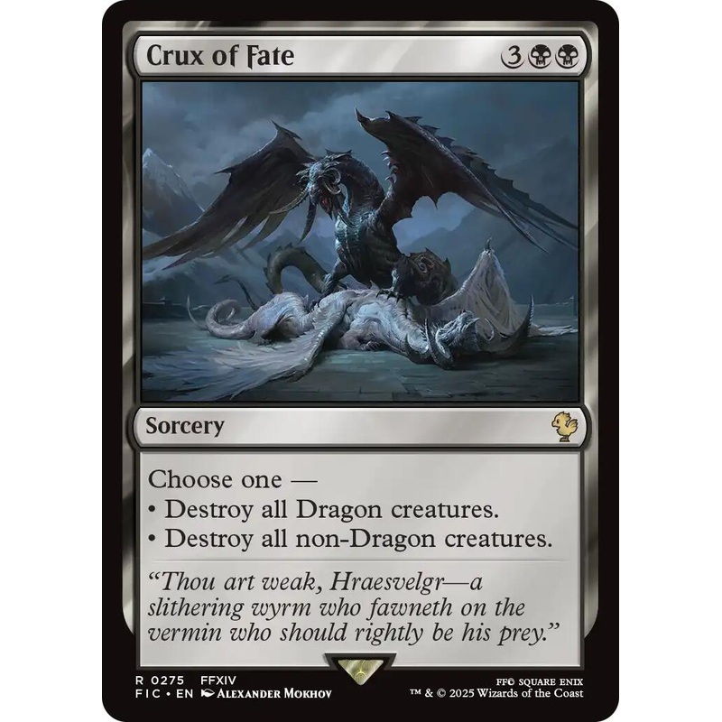Crux of Fate (Surge Foil) [FINAL FANTASY Commander]