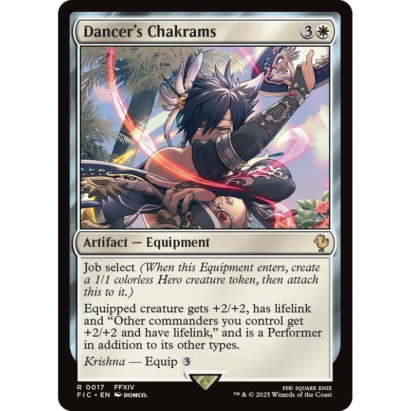 Dancer's Chakrams (Surge Foil) [FINAL FANTASY Commander]