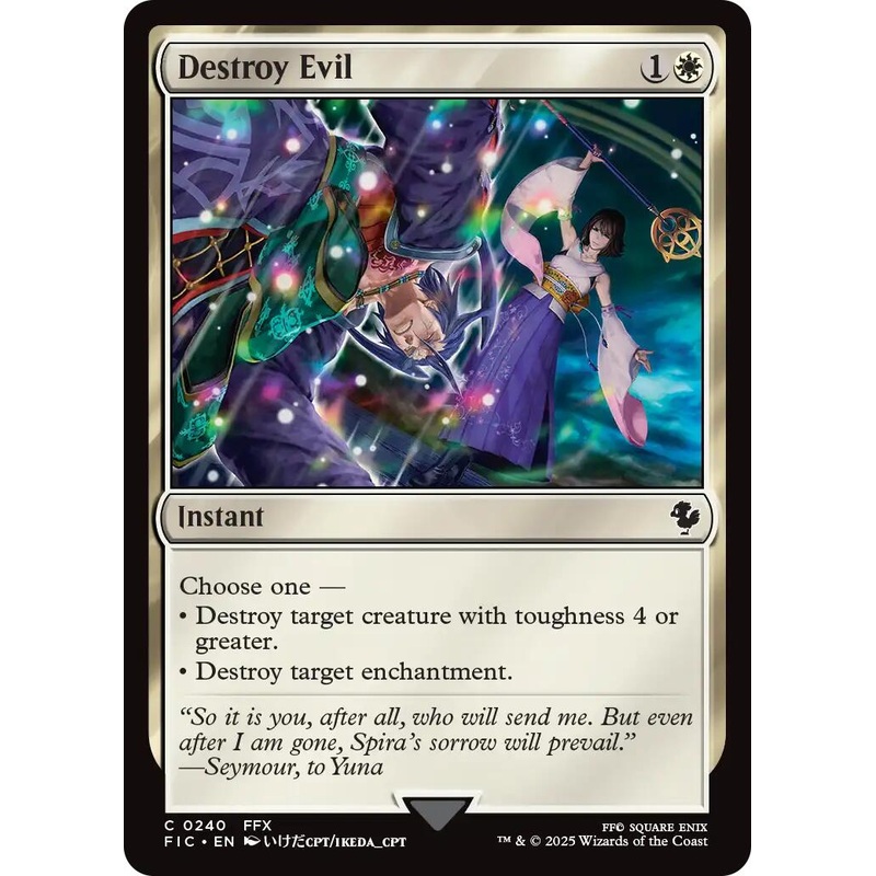 Destroy Evil (Surge Foil) [FINAL FANTASY Commander]