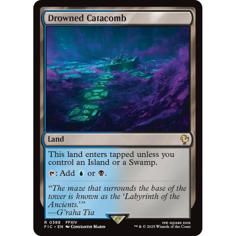 Drowned Catacomb (Surge Foil) [FINAL FANTASY Commander]