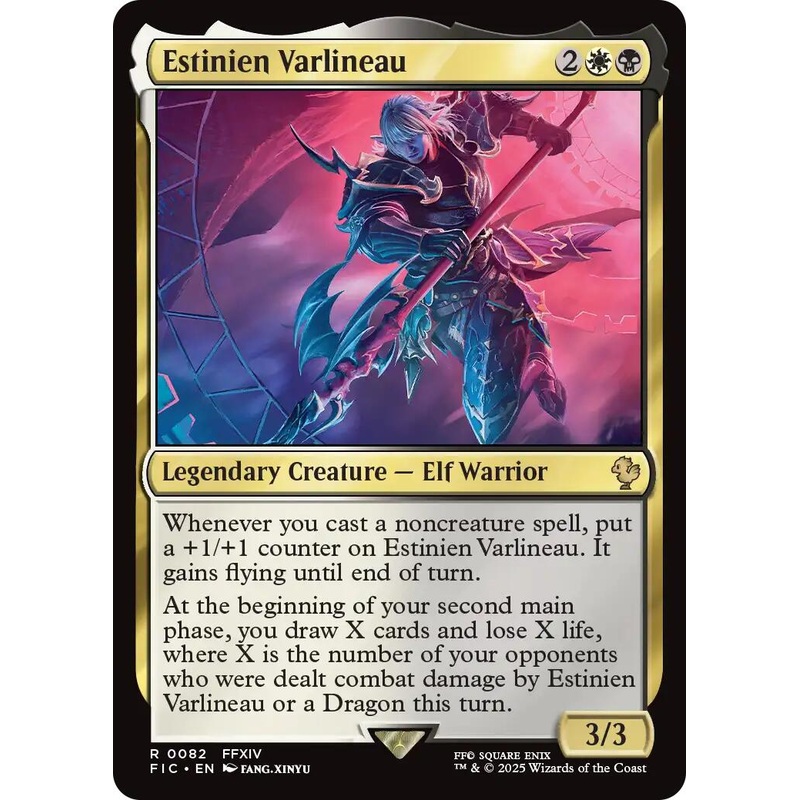 Estinien Varlineau (Surge Foil) [FINAL FANTASY Commander]