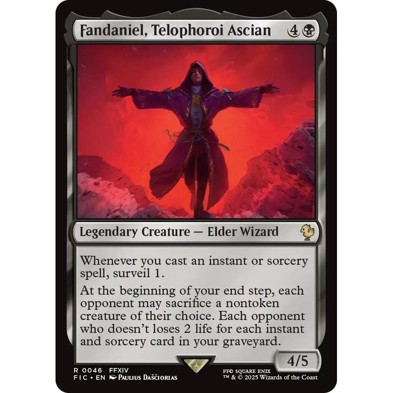 Fandaniel, Telophoroi Ascian (Surge Foil) [FINAL FANTASY Commander]