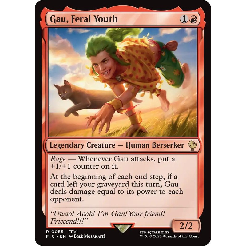 Gau, Feral Youth (Surge Foil) [FINAL FANTASY Commander]